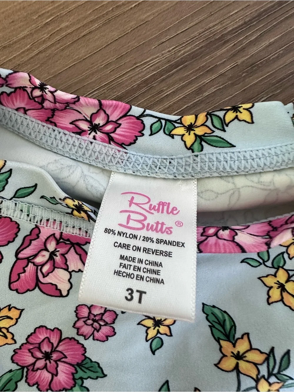 Ruffle Butts - Swim Top 3T
